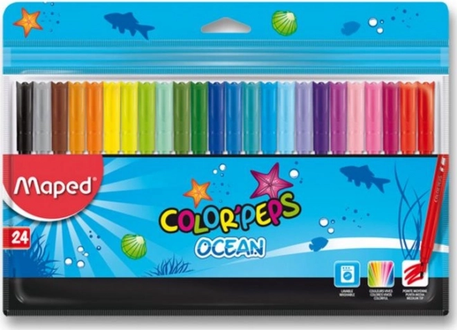Fixy Maped Color'Peps Ocean 24 tk