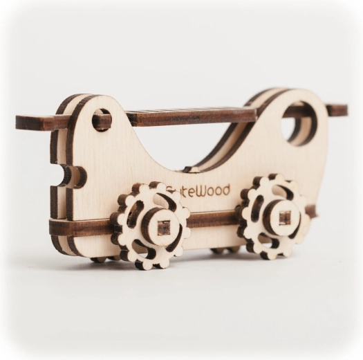 CuteWood puidust 3D pusle tuletõrjeauto