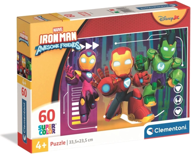 Pusle Iron Man ja suurepärased sõbrad 60 tükki CLEMENTONI