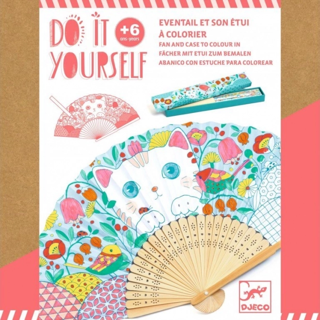 Color-Your-Own Fan Koneko DJECO