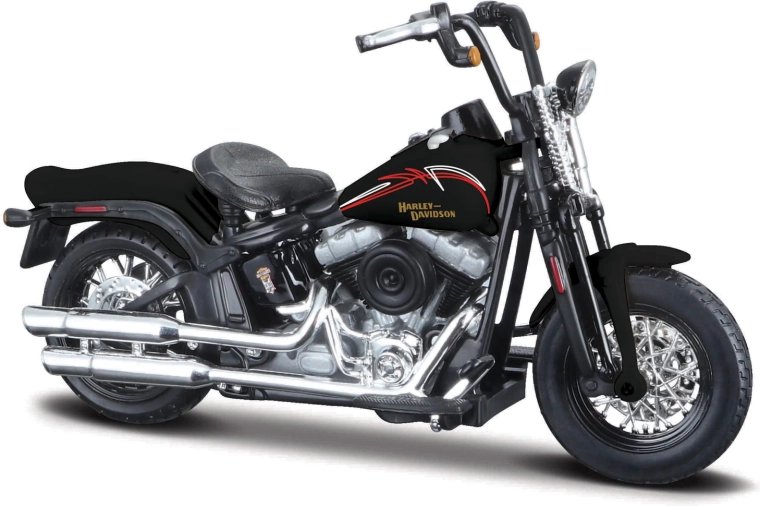 Maisto Harley-Davidson 2008 FLSTSB Cross Bones Motorcycle 1:18
