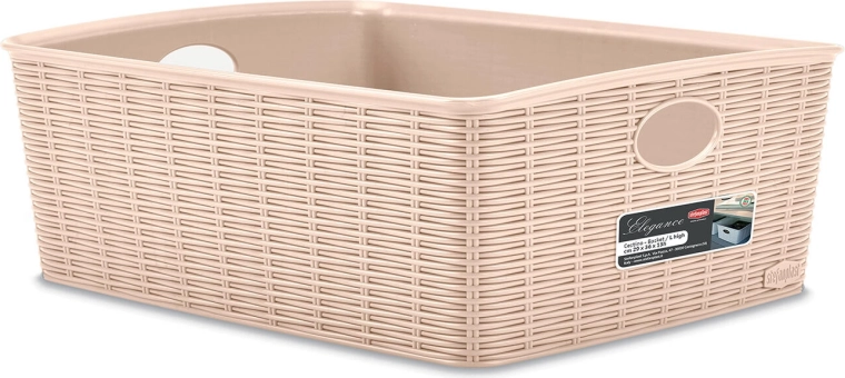Elegance Basket beige 36 × 29 × 13 cm