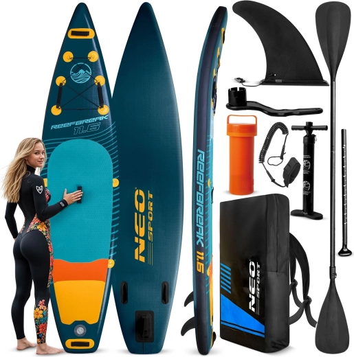 Inflatable paddleboard Reefbreak 11'6 (350 × 81 × 15 cm) Neo‑Sport set