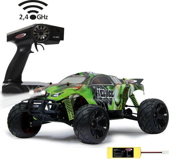 RC monster truck Jamara Veloce 4WD 1:10 LED-valgustusega