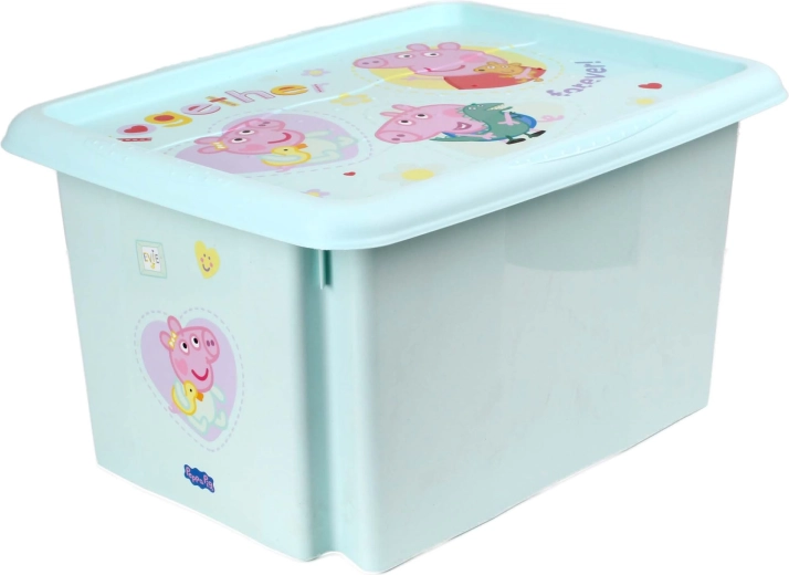 Plastikust kaanega hoiukast Peppa Pig, 15 l