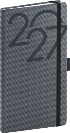 Notique taskudiář Ajax 2027 must 9 × 15,5 cm