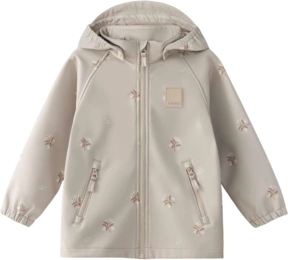 Leokid softshell-jakk Lake Silver Cloud Flower, suurus 86