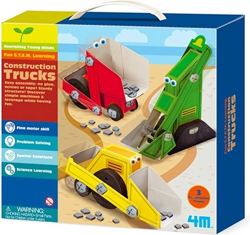 Construction Set: Trucks for Kids 4+