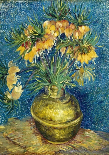 Bluebird pusle Crown imperial fritillaries vase vase 1000 tükki