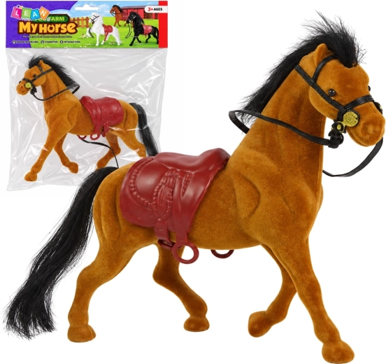 Sametine pruun hobusefiguur (farm)