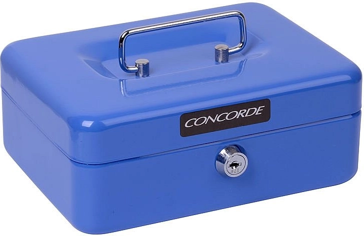 Metallist rahakass Concorde 20 cm, sinine