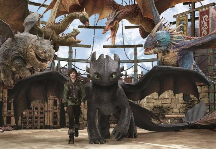 Clementoni Puzzle How to Train Your Dragon – Team, 104 Pieces
