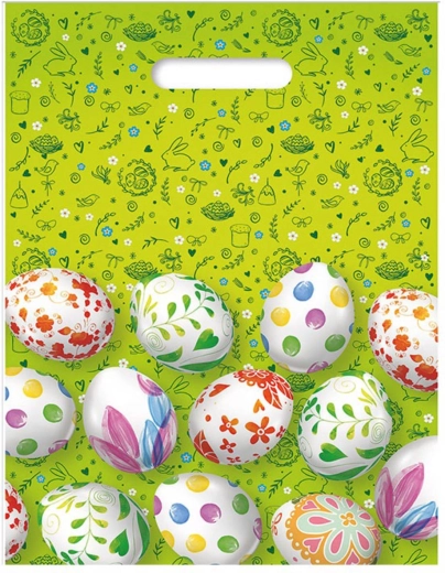 Argus lihavõtte teemaline kilekott munade motiiviga 27 × 36 × 7 cm – 1 tk