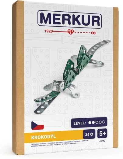Merkur mini loomaaed – krokodill, 34 detaili