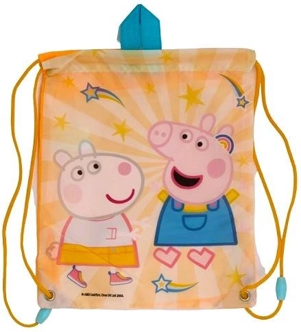 Peppa Pig Drawstring Gym Bag - 1 piece