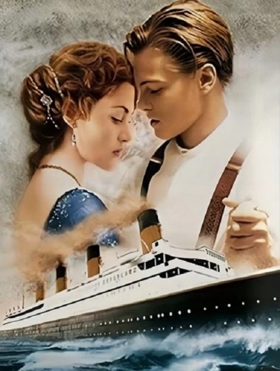 Norimpex teemantmaal Titanic: Jack ja Rose 30 × 40 cm