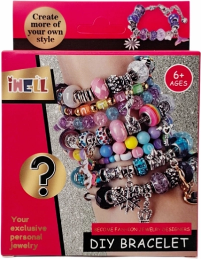 Bead and Charm Bracelet Making Kit for Kids