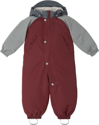 Leokid talvekombinesoon Color Block Redwood, suurus 80 (12–18 kuud)