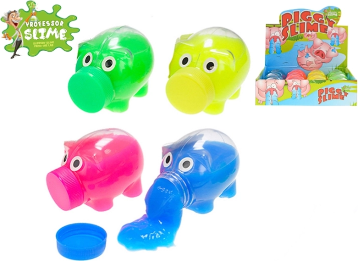Professor Slime piggy slime 9 cm – 4 colors
