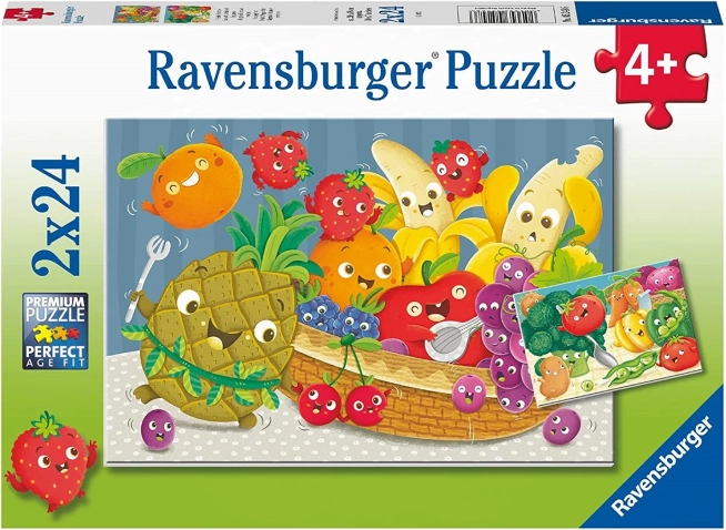 Ravensburger pusle Drzé plody 2×24 tükki