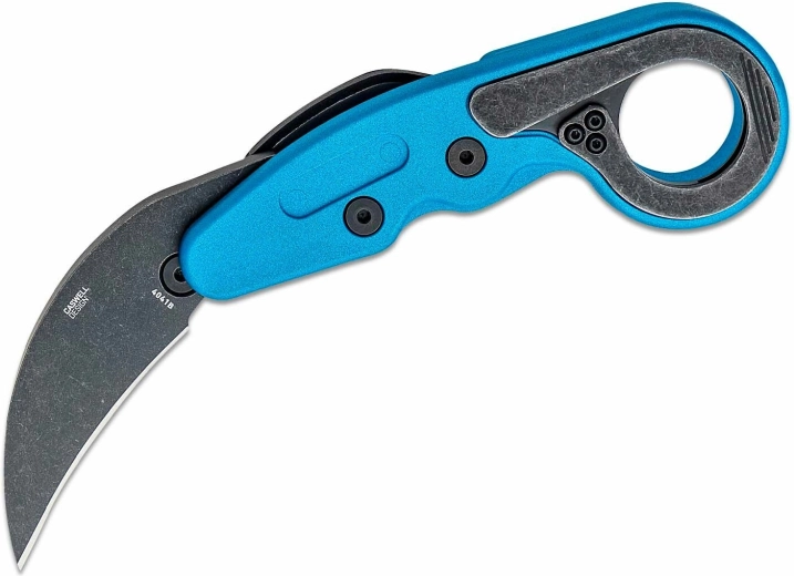 CRKT Provoke Blue Metallic karambiit kinemaatilise avamisega
