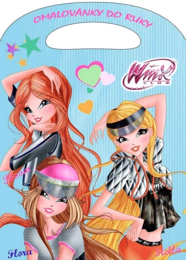 Handheld A4 Coloring Book Winx Club Fashion