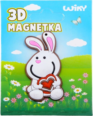 Jänesekujuline magnet 6 cm