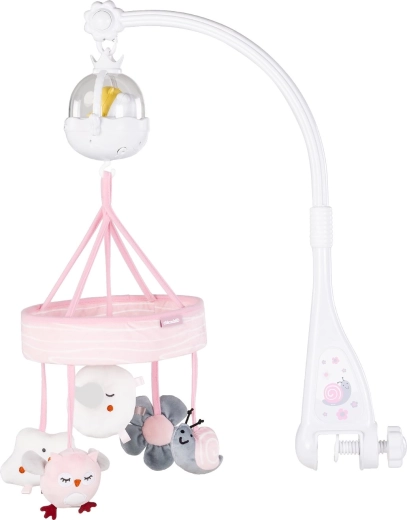 Chipolino muusikaline voodikarussell projektoriga Pink Garden