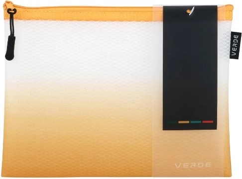Mesh Zipper Pouch VERDE Mustard A5