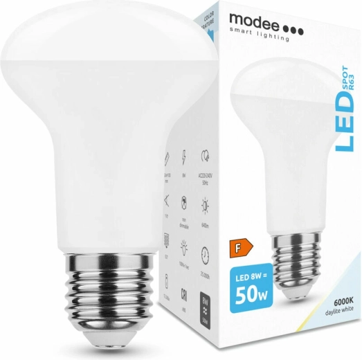 LED-lamp E27 8W külm valge MODEE Smart Lighting R63