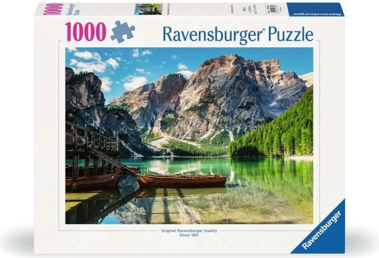 Ravensburger Puzzle Lake Braies, Italy – 1000 pieces