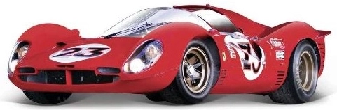 Bburago Racing Ferrari 330 P4 Daytona 1967 punane mudel 1:24