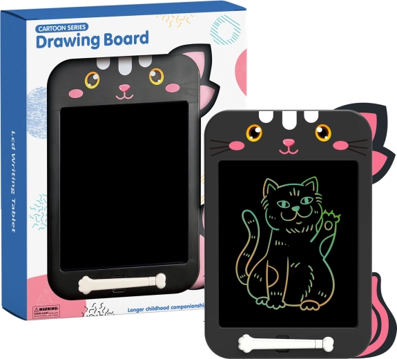 Kids Erasable Drawing Board Cat 26.7 cm