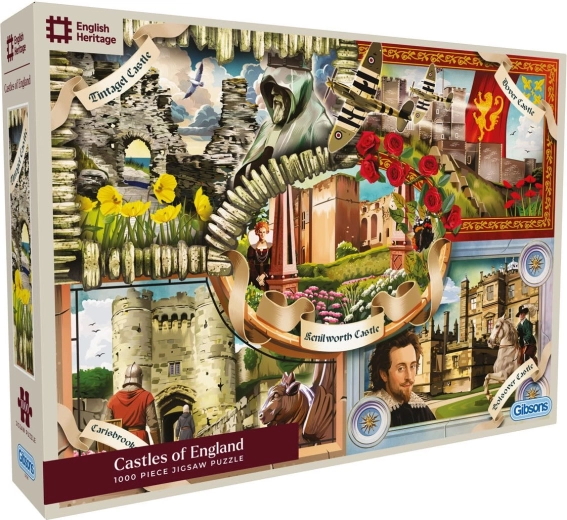 Gibsons puzzle English Heritage: Inglismaa lossid 1000 tükki