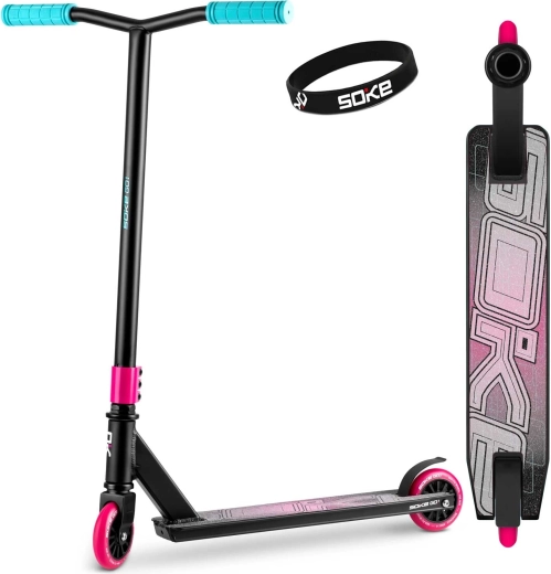 Soke Go! pink-blue freestyle scooter