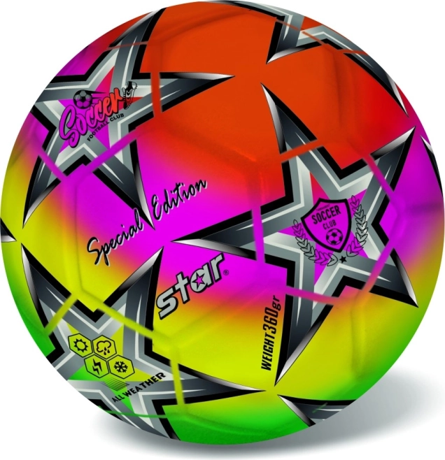 Fluo jalgpall 23 cm, suurus 5