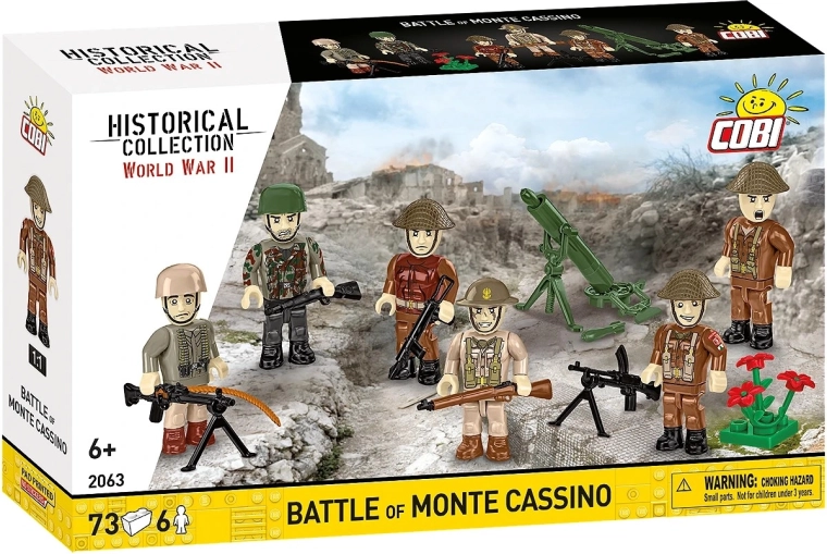 Monte Cassino lahingu ehituskomplekt – COBI figuurid ja varustus