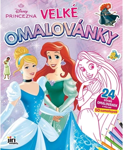 Big Disney Princess Coloring Book
