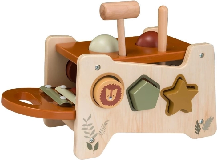 Wooden Hammering Toy with Xylophone Baby Mix