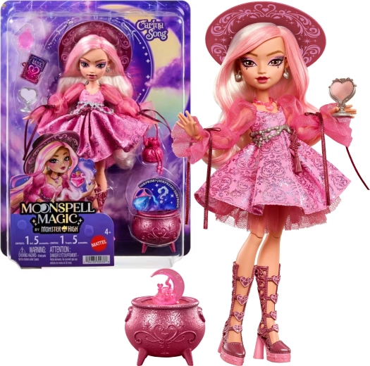 Monster High Moonspell High Carina Song nukk 26 cm tarvikutega