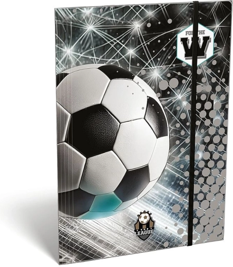LizzyCard Top League A4 dokumendikaustad lameda kummipaelaga