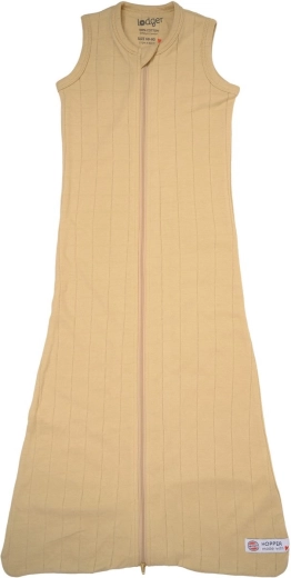 Lodger Hopper puuvillane varrukateta magamiskott Solid Tribe Sand 50/62