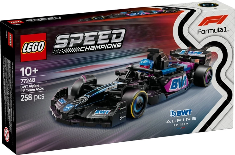 LEGO® Speed Champions 77248 BWT Alpine F1® Team A524 võidusõiduauto
