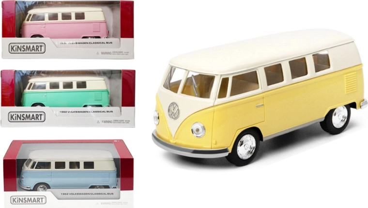 Volkswagen Bus Classic 1962 1:32 Die-Cast Model PULL-BACK