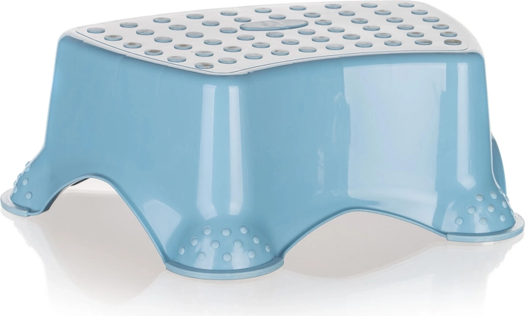 Non-slip kids' step stool 40.5 × 28.5 × 14 cm – blue