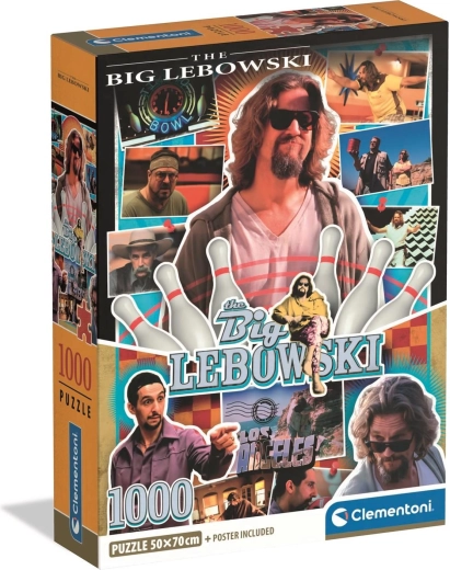 Clementoni Puzzle Cult Films: The Big Lebowski 1000 Pieces