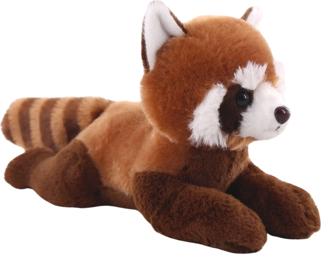 Plüüsist punane lamav panda 26 cm