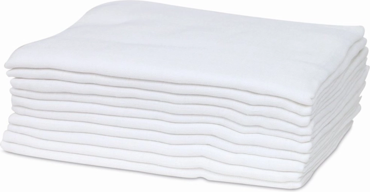 FreeON Bubaba riidest mähkmed 80 × 80 cm valged (10 tk)
