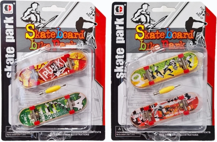 Fingerboardi komplekt mini sõrmskateboardide ja tööriistaga