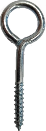Closed eye with thread 12 × 6 × 2.6 mm, galvanized (600 pcs)